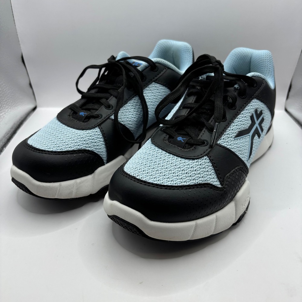 Women's 7.5 - KURU Quantum 2.0 Sneakers Blue Black Fitness Walking Shoes Comfort